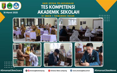 Pelaksanaan Hari Kedua TKAS di SMAN 1 Terbanggi Besar Berjalan Lancar