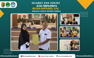 Ibu Eka Anitasari Terpilih sebagai Wakil Kepala Sekolah Bidang Humas SMAN 1 Terbanggi Besar